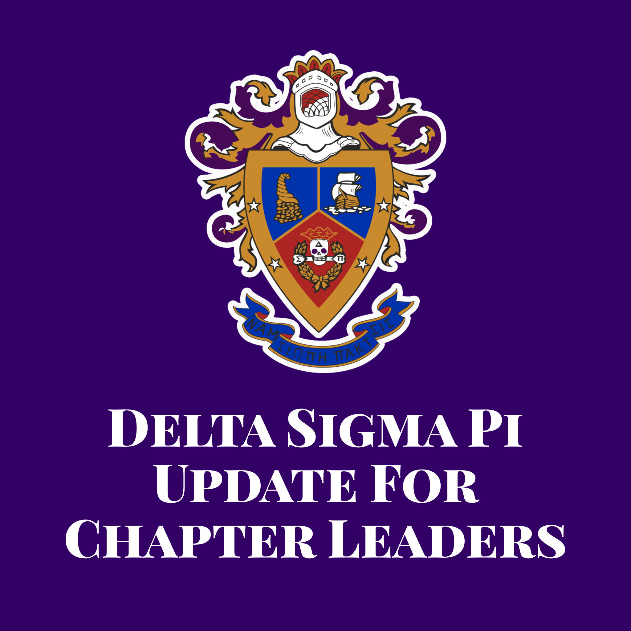 Update for Chapter Leaders
